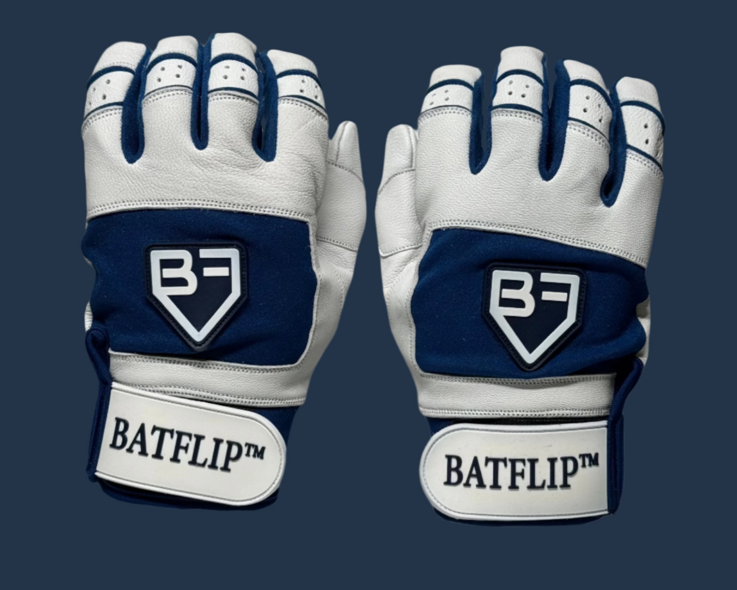 Navy Blue Batting Gloves