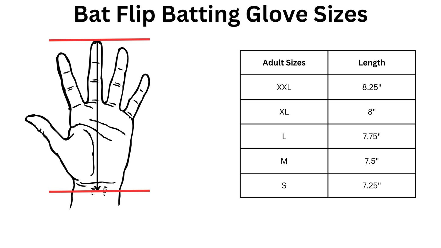 Black Batting Gloves