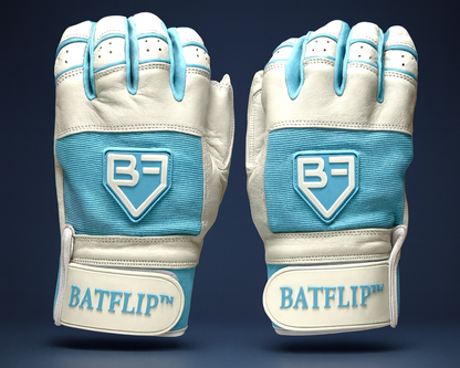 Baby Blue Batting Gloves
