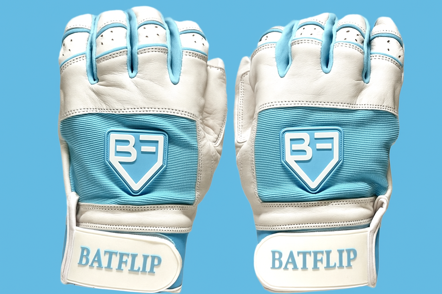 Baby Blue Batting Gloves