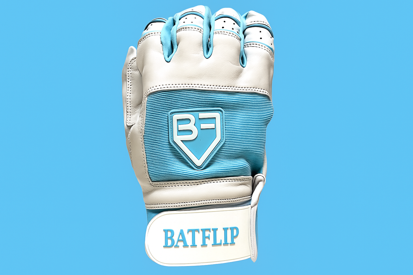 Baby Blue Batting Gloves