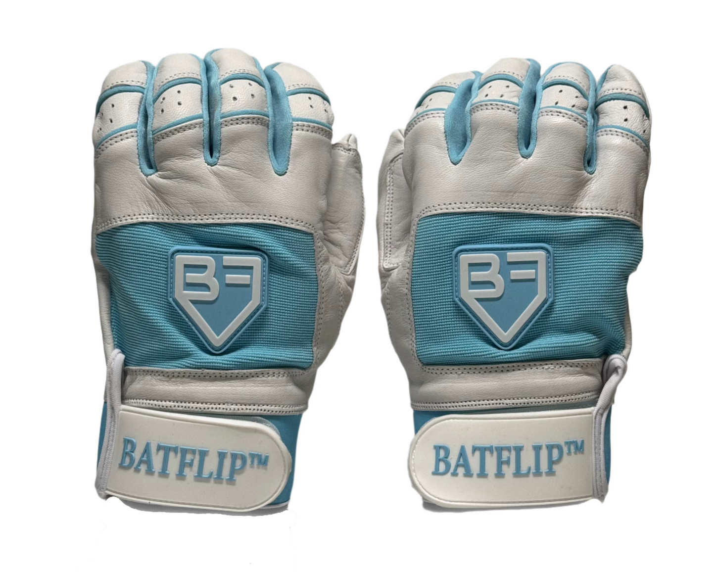 Baby Blue Batting Gloves