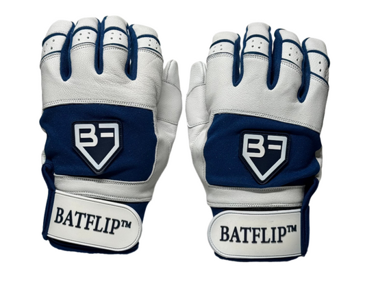 Navy Blue Batting Gloves