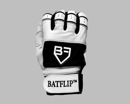 White and black glove