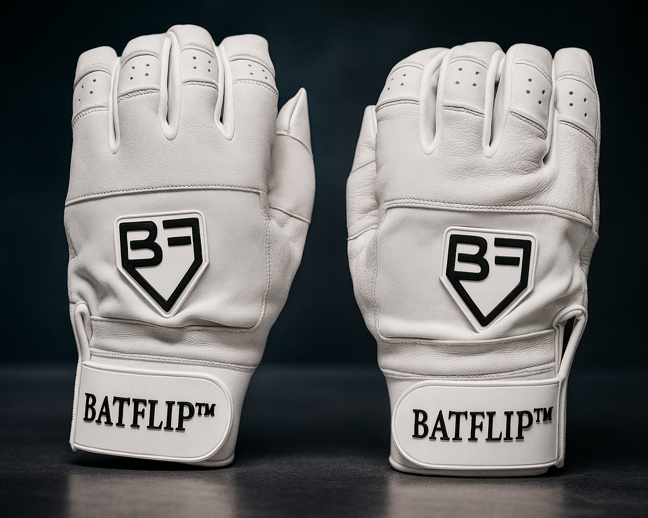 White Batting Gloves