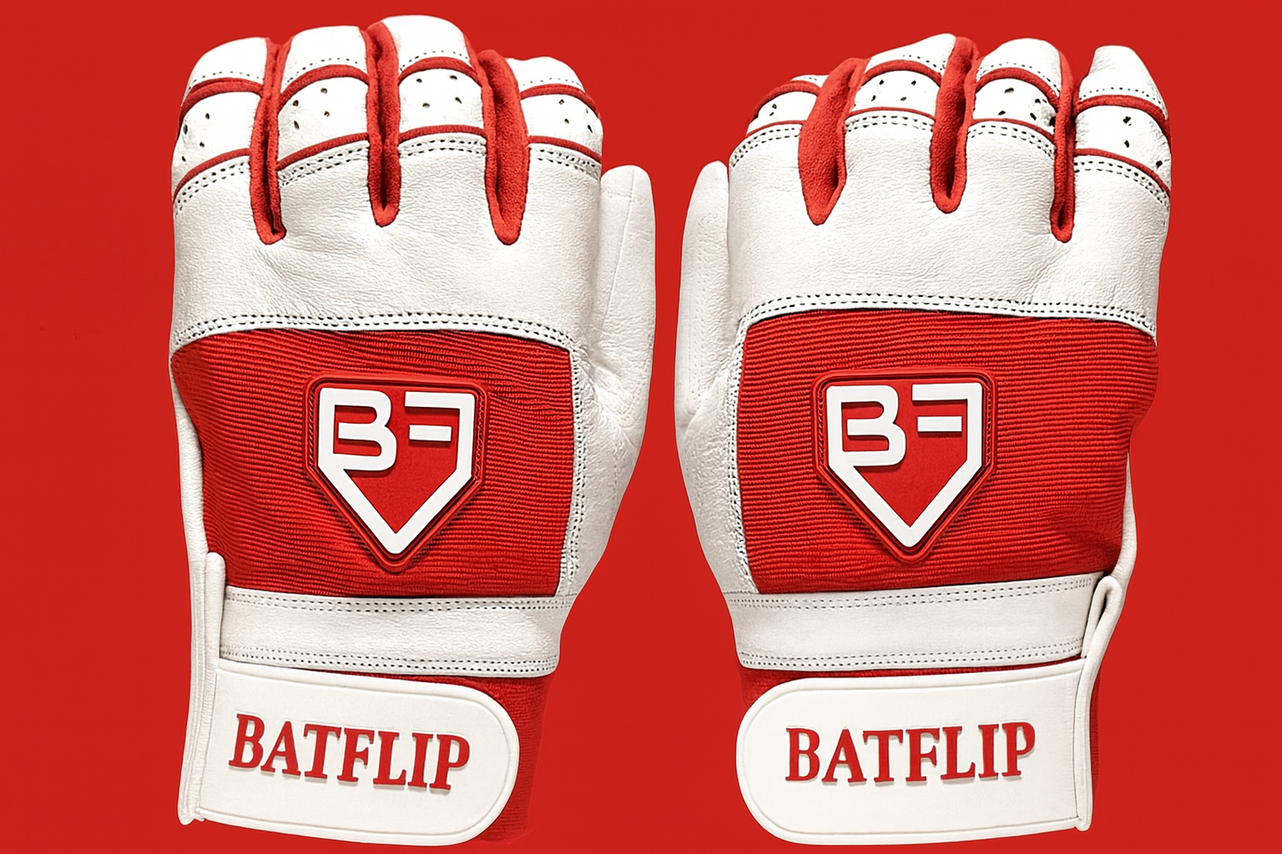 Red Batting Gloves